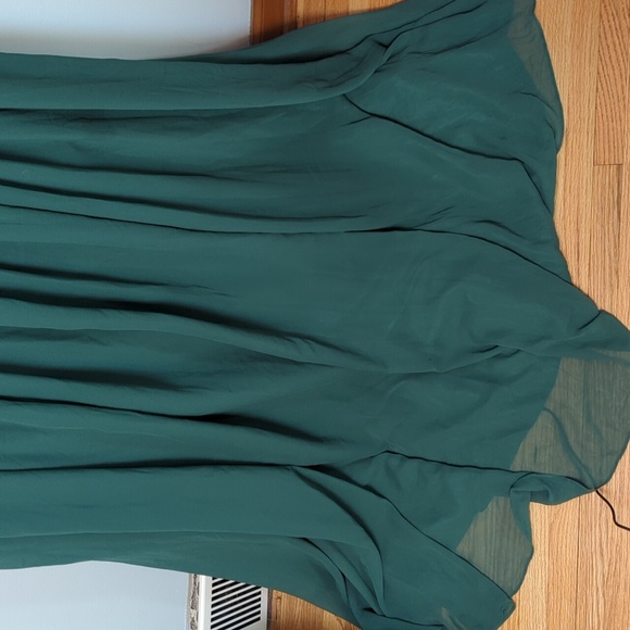 NWT AZAZIE MOLLY Peacock (Teal) Bridesmaid Prom Dress size 16 - Picture 8 of 11